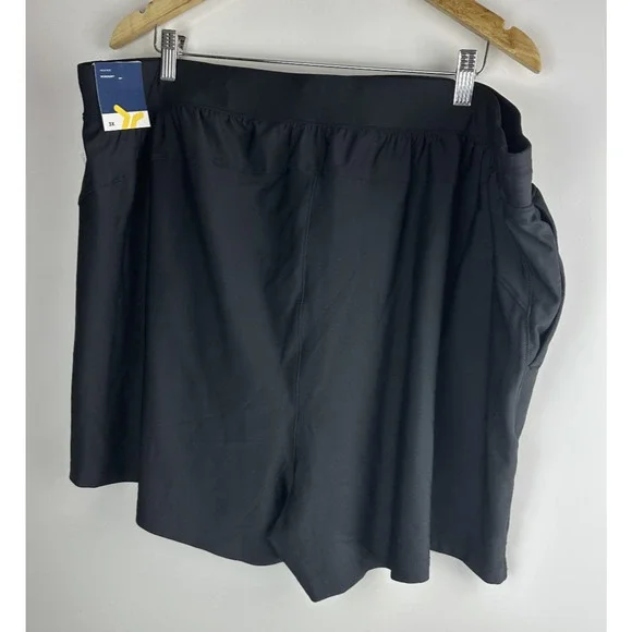 NWT Old Navy High Waisted PowerSoft Shorts Black 3" inseam Women's Plus Size 3X - Picture 9 of 11